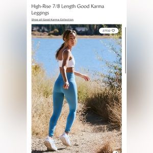 NWOT Free People Good Karma leggings